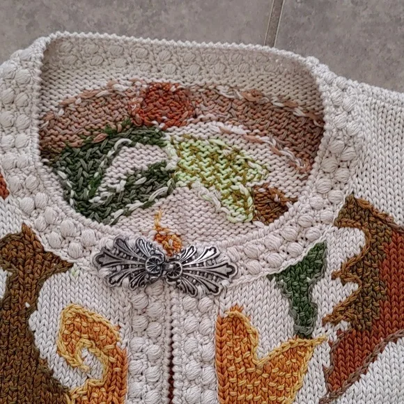 Hand Embroidered Sweater - Picture 5 of 15